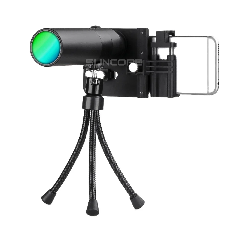 SUNCORE 8x35Focus оптика с многослойными линзами BAK4 призматическая точечная труба со штативом и адаптером для мобильного телефона