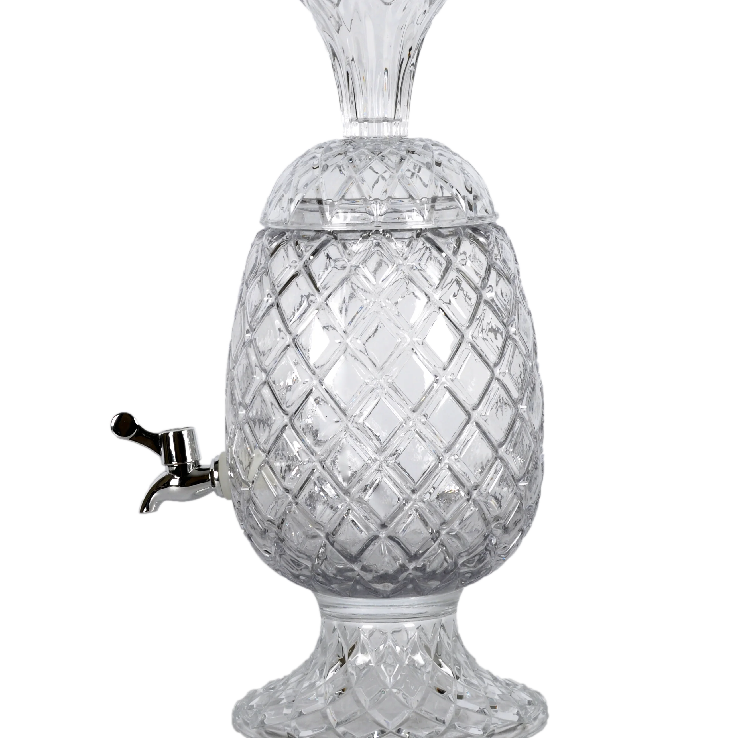 Distributeur De Boisson En Forme D'ananas - 11 Litres, En Verre, Avec Robinet, Lavable Au Lave-vaisselle - 11