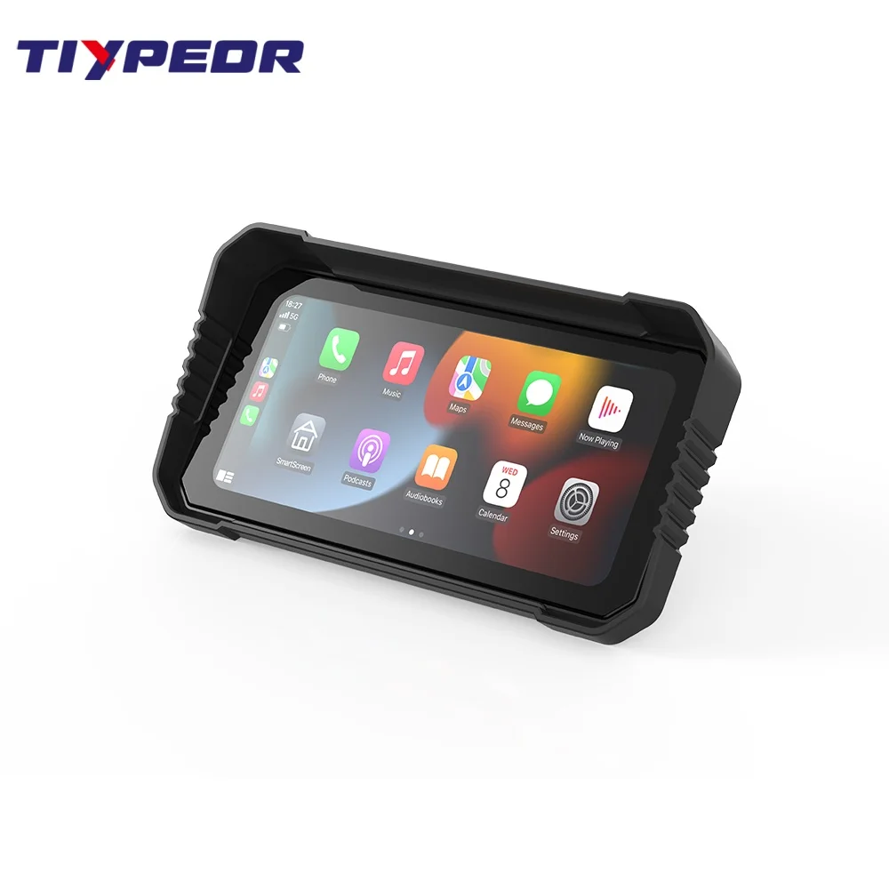 product tiypeor 625 touch screen motorcycle driving recorder dvr dual lens 1080p video recorder night wifi gps monitor waterproof ip67-4