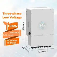SUN-10K-SG04LP3-EU deye inverter hybrid 10kw three phase IP65 wifi Low voltage home use 48V hybrid solar inverter