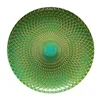Peacock Green and Gold Mesh 27cm
