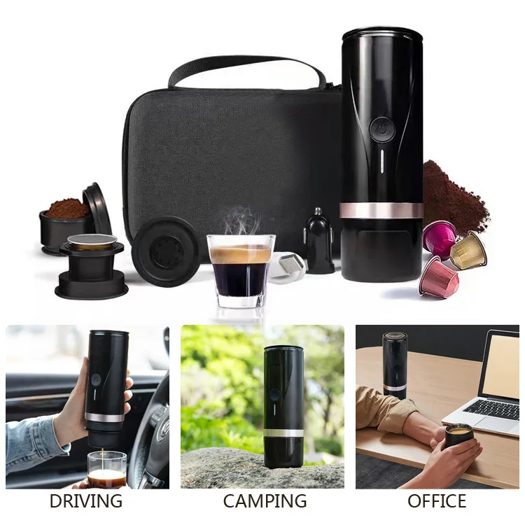 Heating Quickly Coffee Maker Instant Capsule Coffee Machine Aluminum 5v Portable Car Travel Outdoor Mini USB Charging Electric