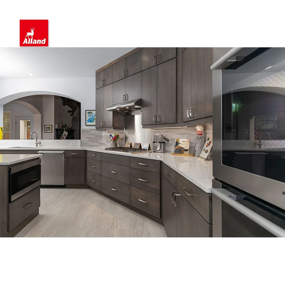 Alibaba.com: Allandcabinet Modern Matte Lacquer Kitchen Cabinet in ...