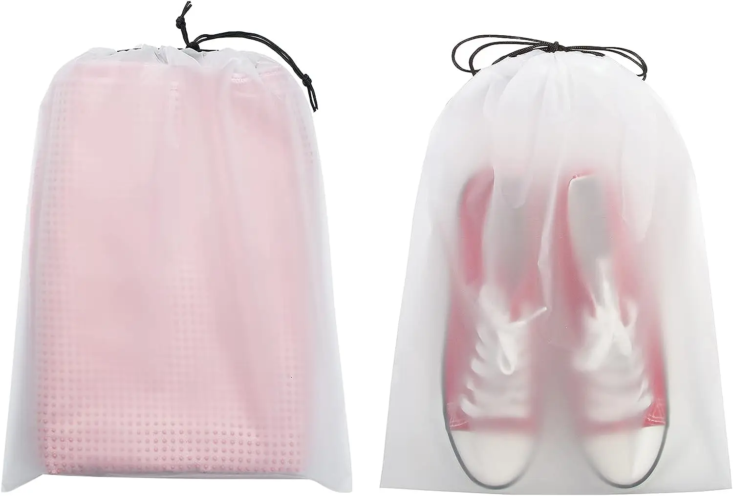 Custom Colorful Cheap EcofriendlyTravel Shoe Dust Storage Bags Logo Printed Dust Drawstring Nonwoven Bag supplier