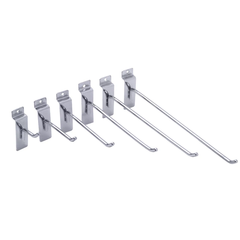 Factory Retail Usage Display Security Metal Iron Wire Hook Fit Slatwall