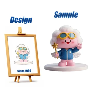 Shengye Professional Brand Custom Promotional Business Gift Cute Angel Girl Action Figure Soft Pvc Vinyl 3d Action Figurine Toys