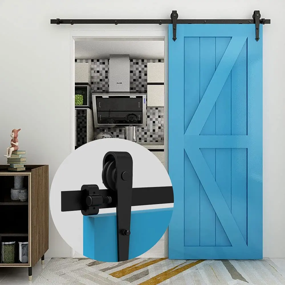 Sliding Barn Door Stop Upgrade Adjustable Barn Door Stoppers Hardware For Top Track Black 1 Pair