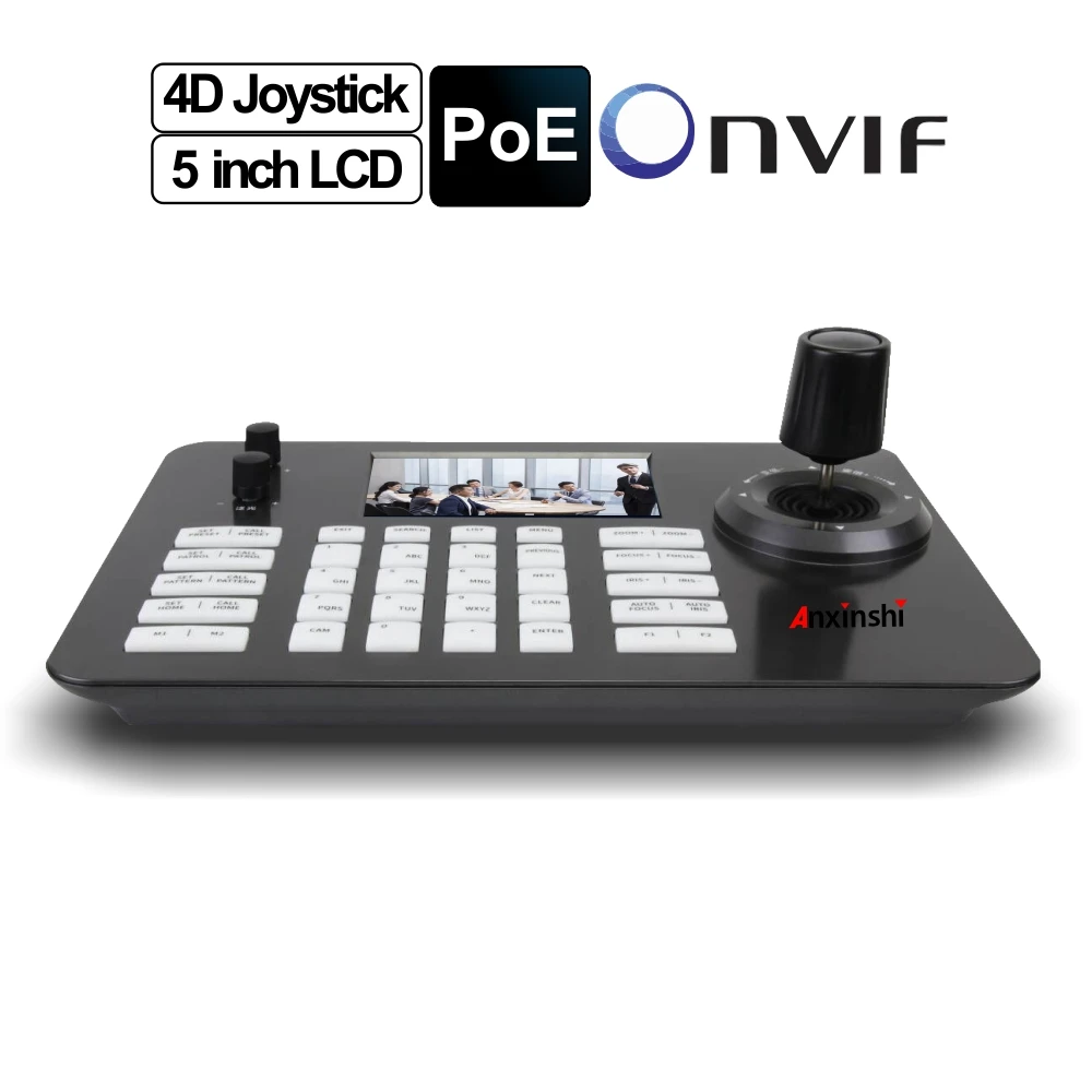 Network 4D Joystick POE  IP PTZ Keyboard Controller