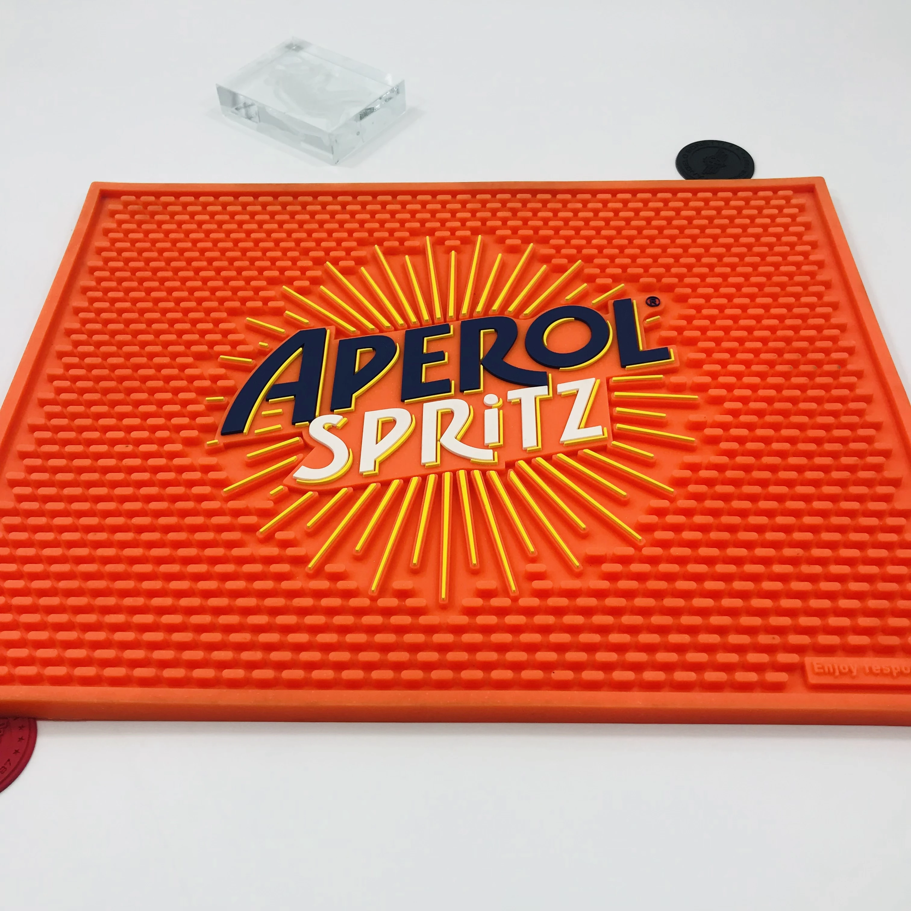 APEROL = Club Soft PVCBar Mat with Logo Embossed