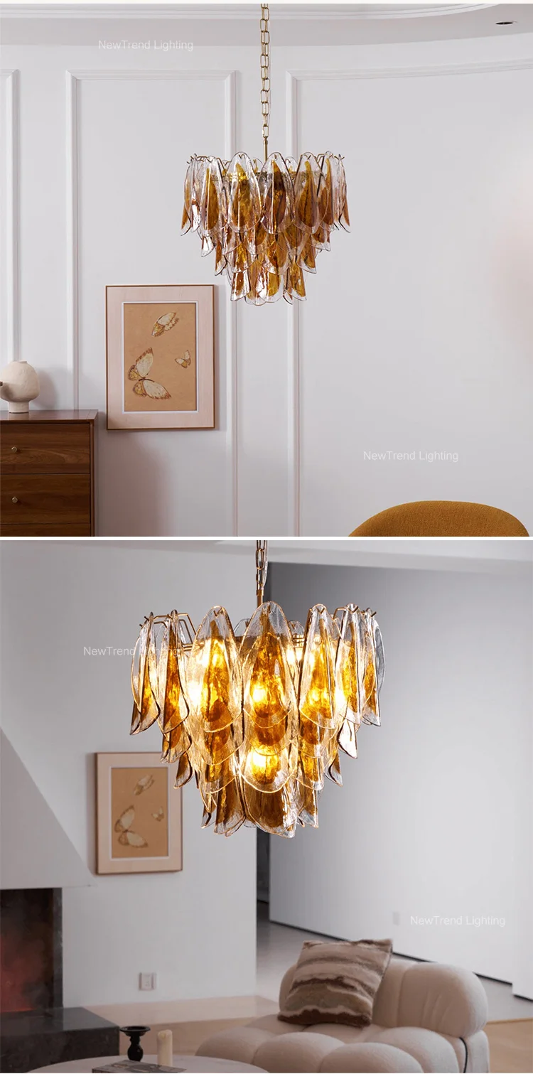 cpl 448 large custom murano glass chandelier  high end italian style ceiling lighting for hotel  villa-3