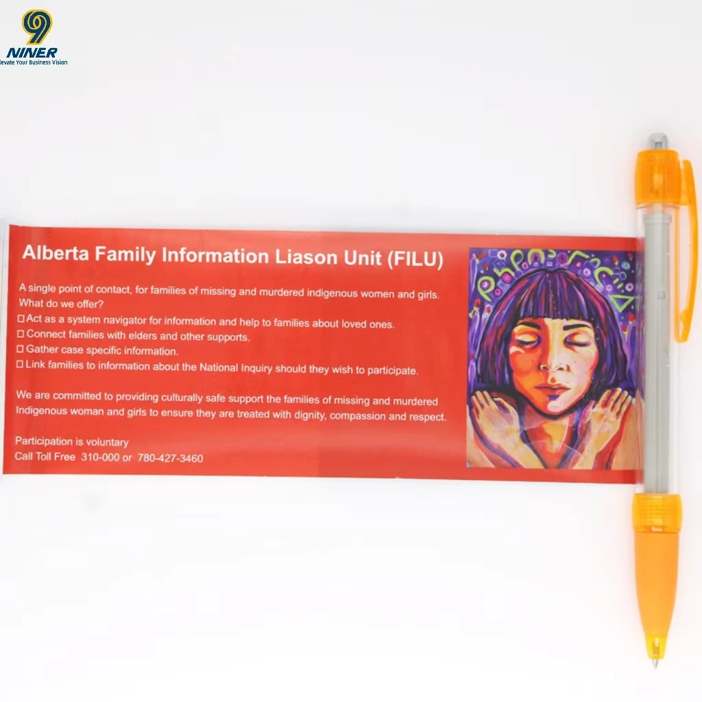 Advertising Paper and Pen Customized Creative Gift Pen Metal Pull Rod Pen Corporate Logo Customization preview 4