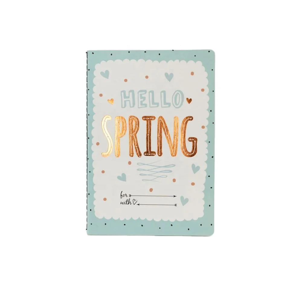 Slim Soft Cute Notebook with Sewing Binding Hardcover Paper Cover Custom Logo Simple Planner Agenda for Classmates Diary Use