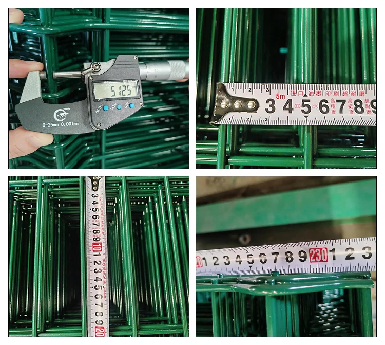 Galvanized 3D Welded Wire Mesh Fence Panel With Barbed Wire Anti Climb Security Fencing For Airport Prison High Safety Areas 9