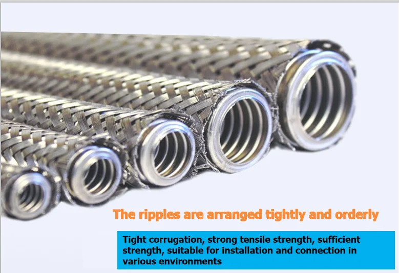 High Quality Wide Temperature Range Metal Hose High-quality Design Metal Hose Flange Type Flexible Braided Hose