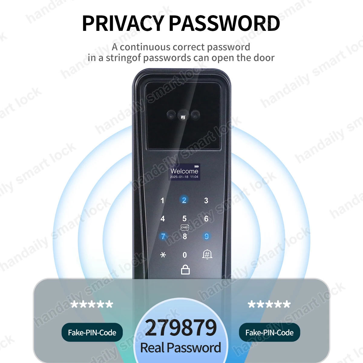 Tuya Wifi digitální dveřní zámek biometrický otisk prstu RFID v reálném čase interkom chytrý dveřní zámek odemykání obličejem K36