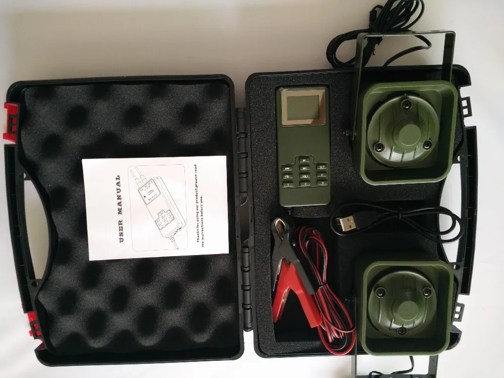 High Power 2pcs 50W Digital Hunting Sound Owl Decoy