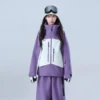 Purple and white