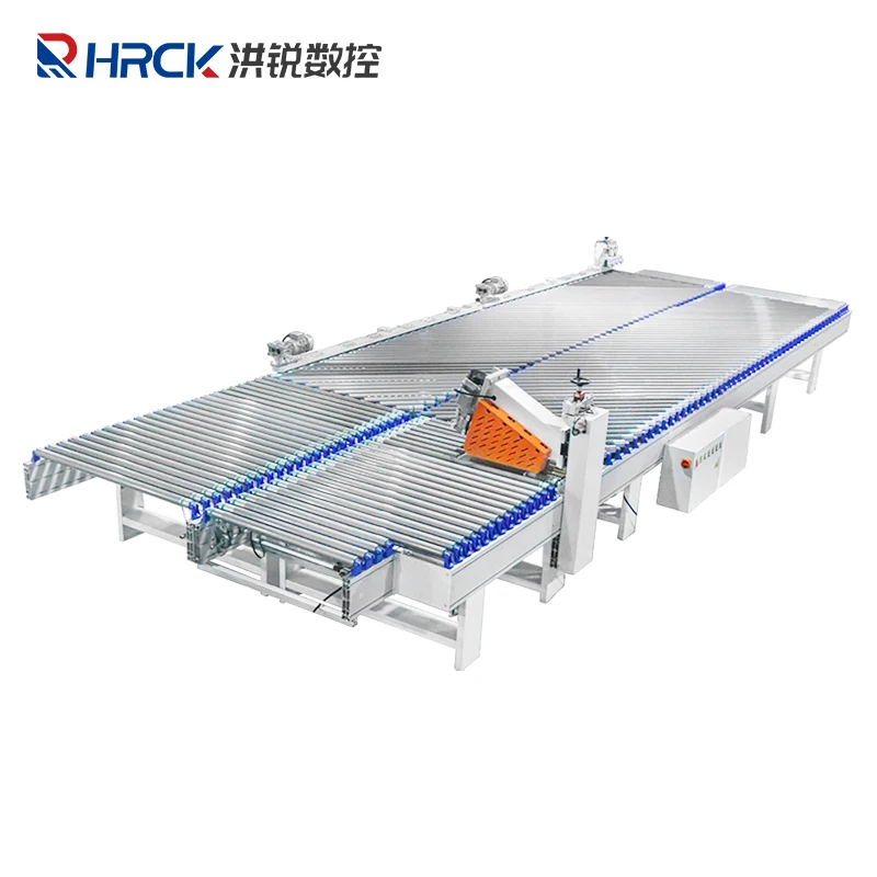 Automatic transportation and feeding power roller conveyor machine for wood process factory directly supply wholesale
