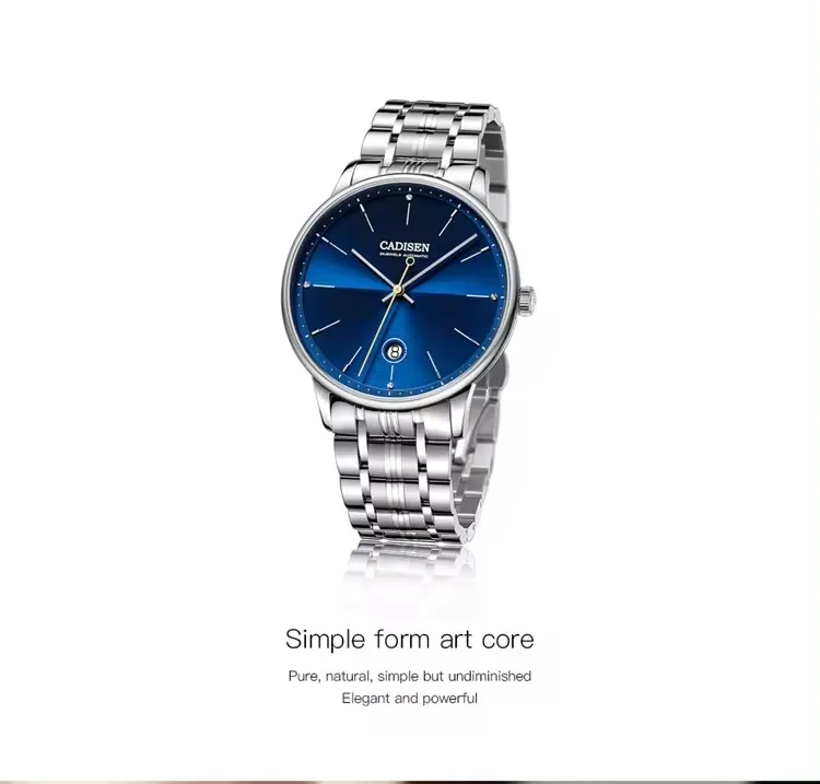 CADISEN 8166 Men Automatic Mechanical Watch Waterproof Simple Business Watch Relojes Para Hombre