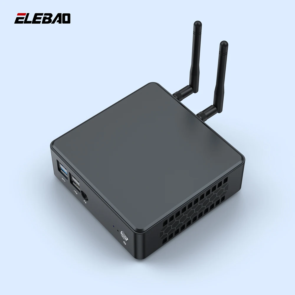 ELEBAO MPI10 Business Mini PC Intel Core I3 115G4  I5 1135G7 I7 1165G7 Win11 Computer PC Gaming Mini Pcs
