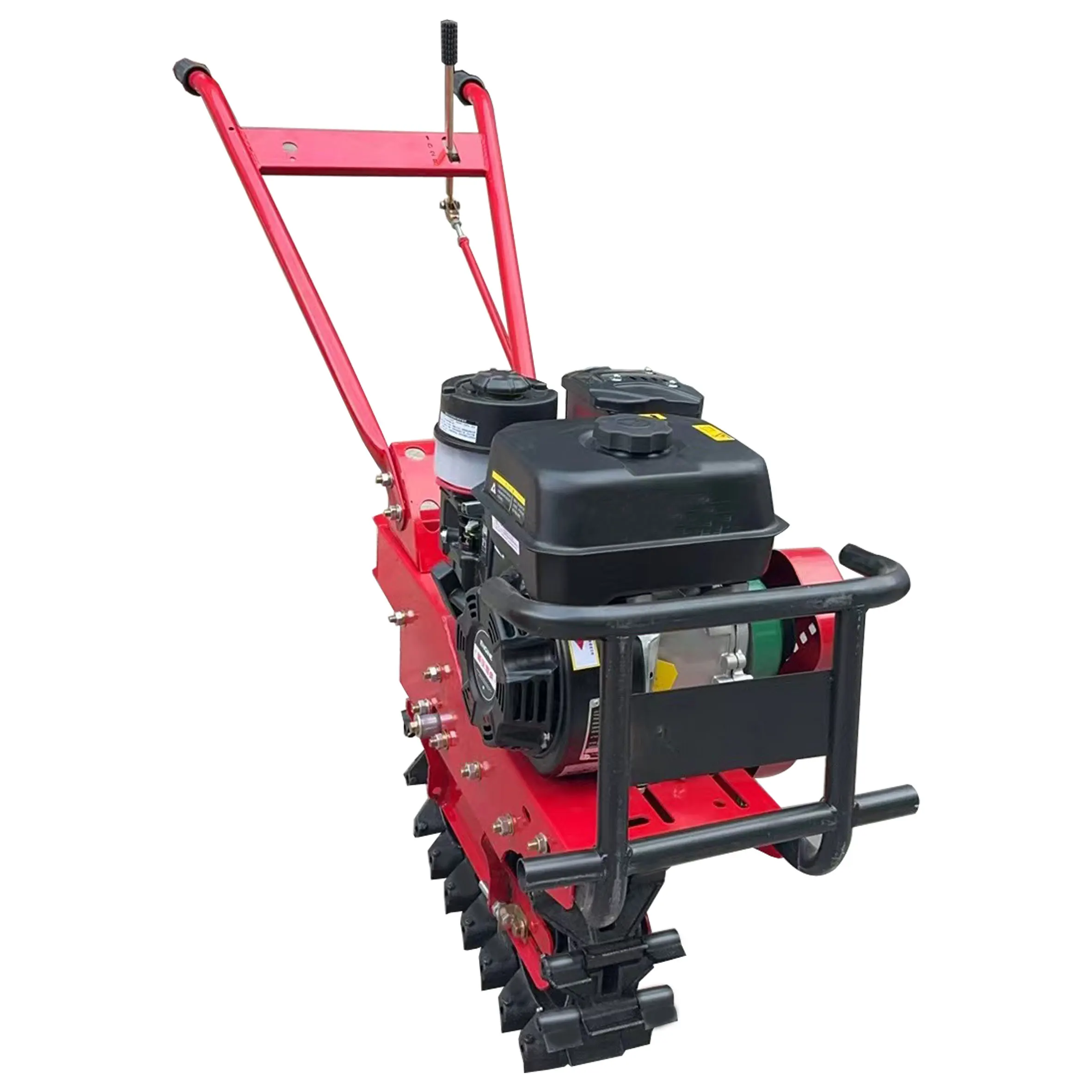 The Gasoline and Model of the Cultivator Are Equipped With Farm Tools ...