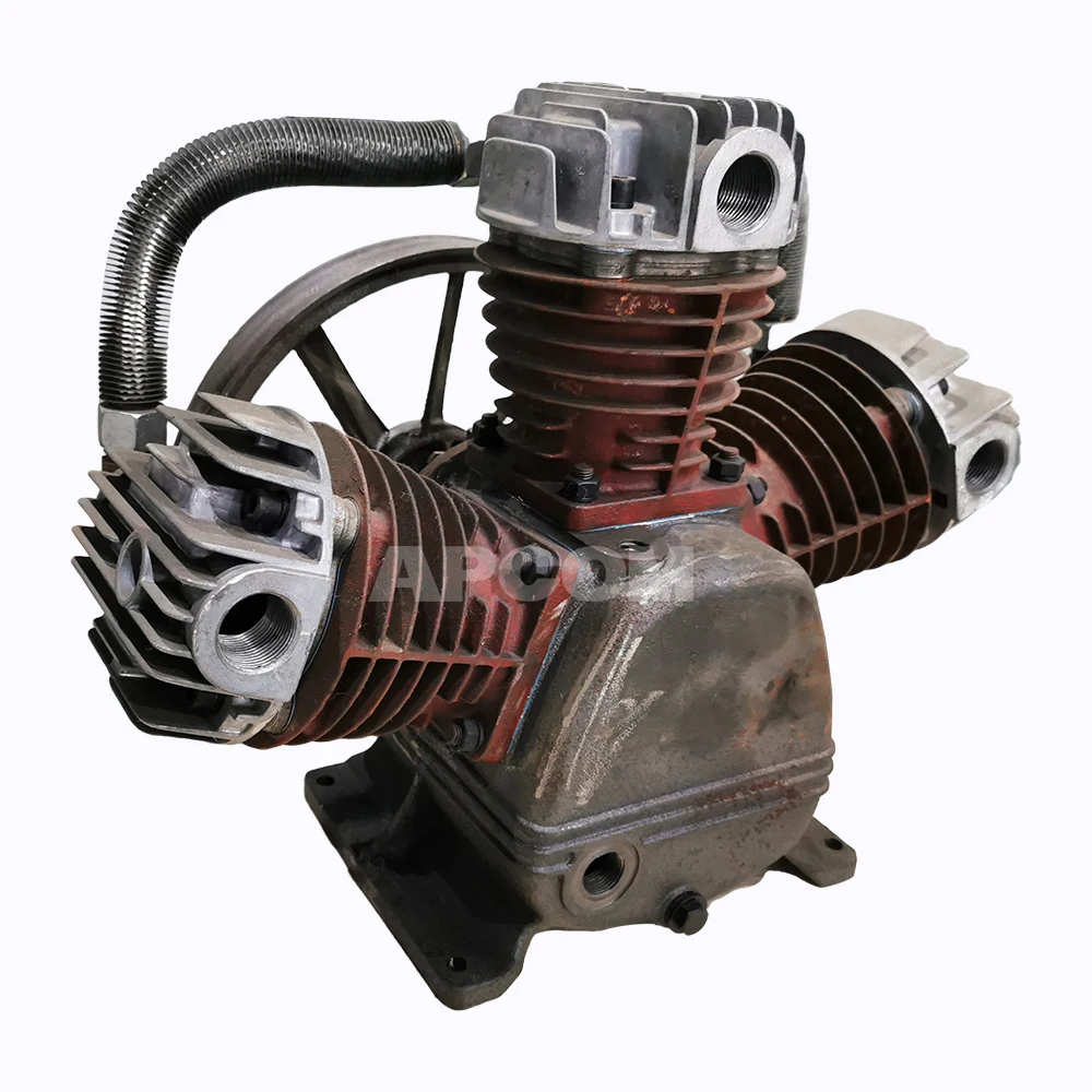 APCOM 3065 3080 3090 AW90 Piston Air Compressor Pump Head, 3 Cylinder ...