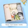 กระติกน้ำร้อน Thermos3 + ผ้าขนหนู + พวงกุญแจ + ร่ม