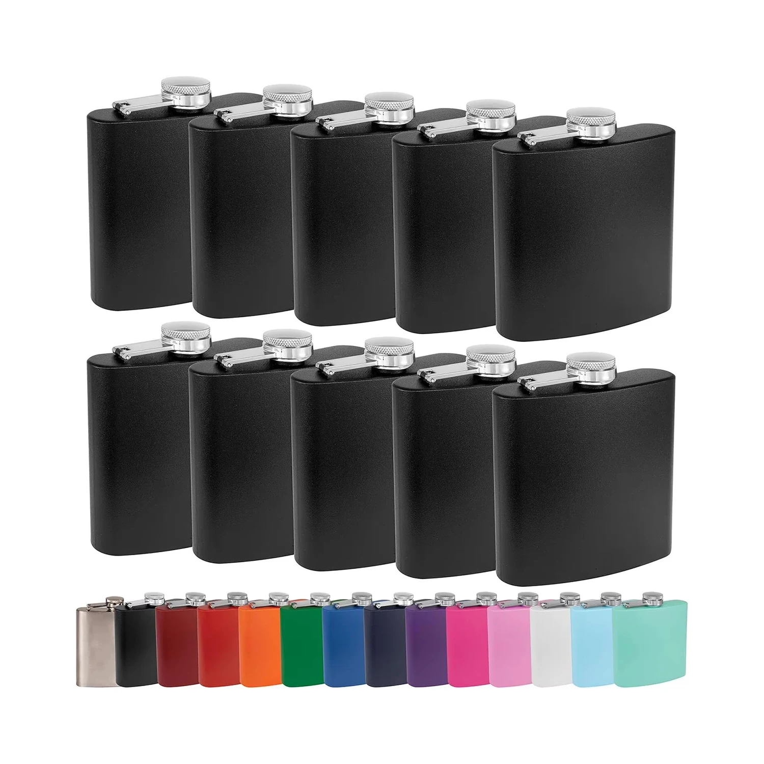 Leak Proof Engraved Mini Stainless Steel Wine Holder Pocket Hip Flask for Liquor Party Customized Gifts for Men Women
