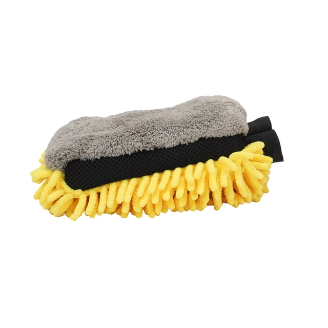 Hot Sale Premium 3-in-1 Waterproof Chenille Wash Mitt Car Cleaning Glove