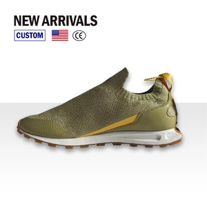 Factory Customization Men's Light Weight Woven Sneakers for Spring & Summer Breathable Comfort Easy to Wear Fashion Sneakers
