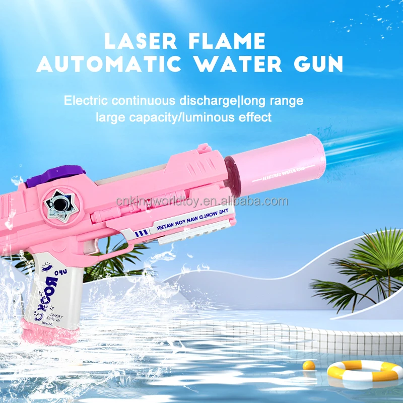 Kids Automatic Space Shooting Watergun Toy Cartoon Electric Water ...