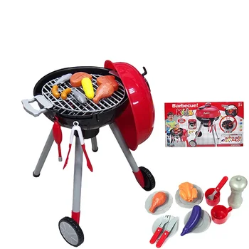 69 Pièces – Barbecue Jouet Avec Fumée Réaliste, Pour Les Petits Chefs De 3 à 6 Ans !