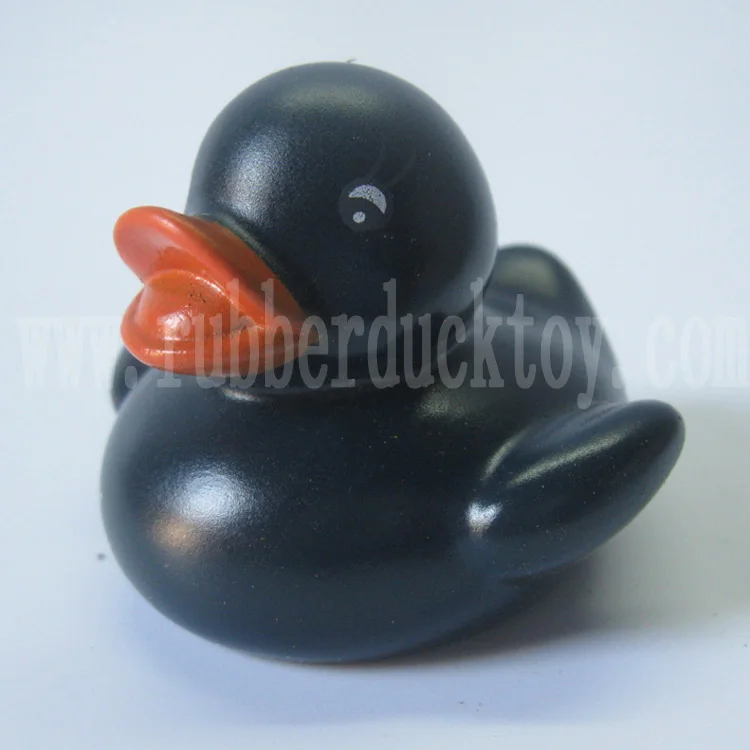 Дешевая рекламная черная резиновая утка с индивидуальным логотипом, оптом черная утка для ванны, плавающая черная утка, игрушка для ванны