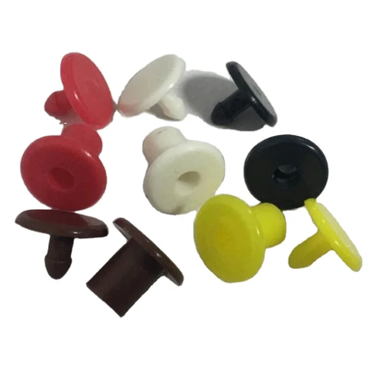 Plastic Nylon Colors Rivets Black White Male And Female For File Paper