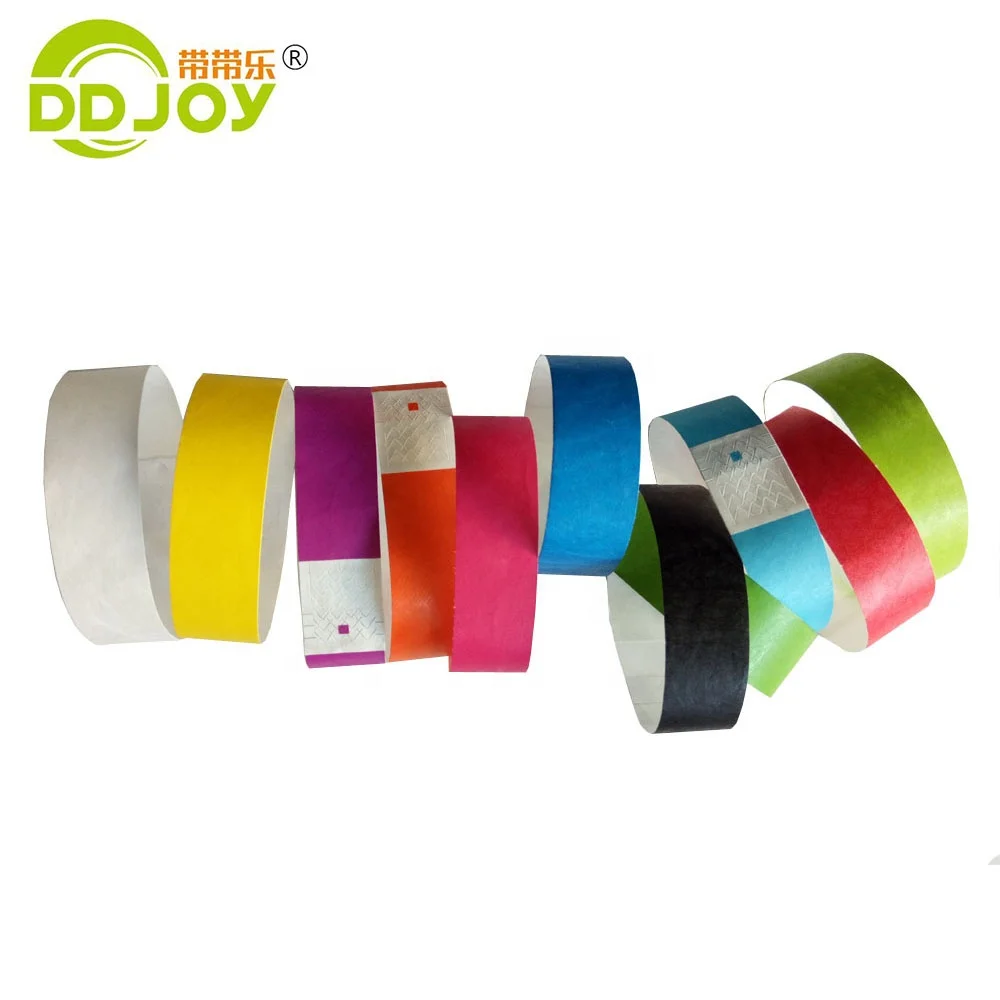 High Quality Multipurpose One Time Use Paper Bracelets Meeting Tyvek Admission  Paper Tyvek Wristband