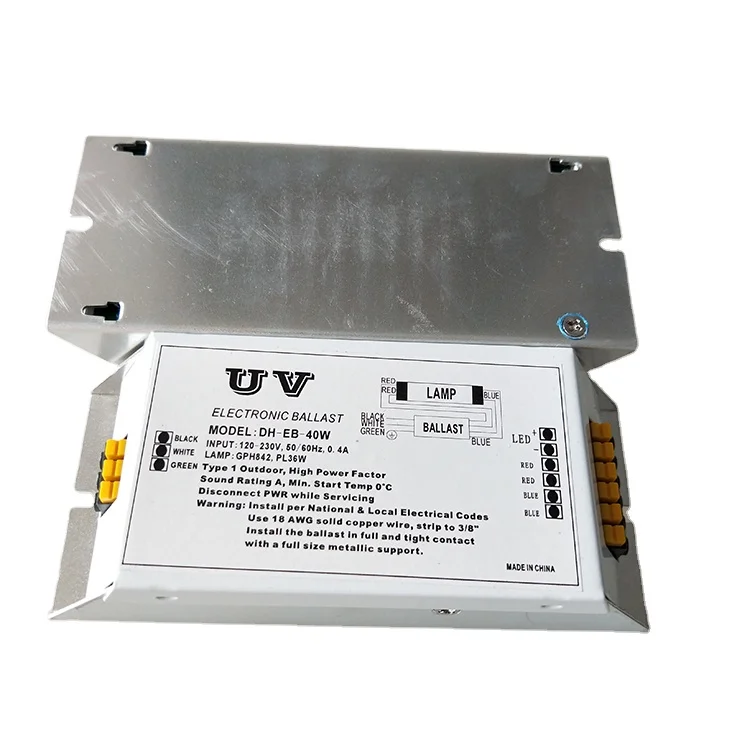 Прямая поставка 40 Вт УФ стерилизационный балласт 110-240VAC 55