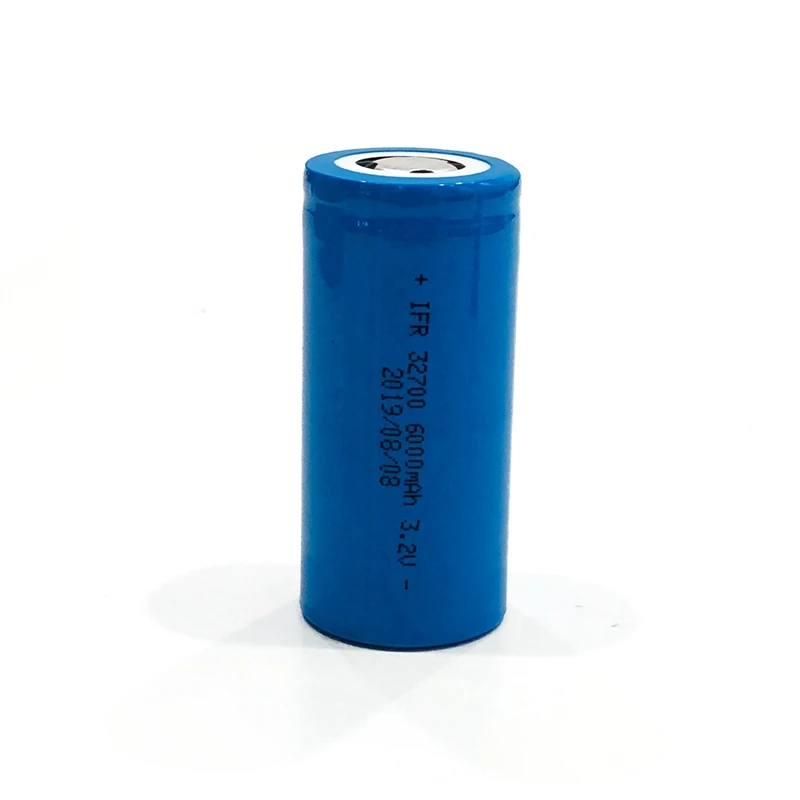 Rechargeable 32700 3.2v 6ah lifepo4 battery cells with 2000 times cycle