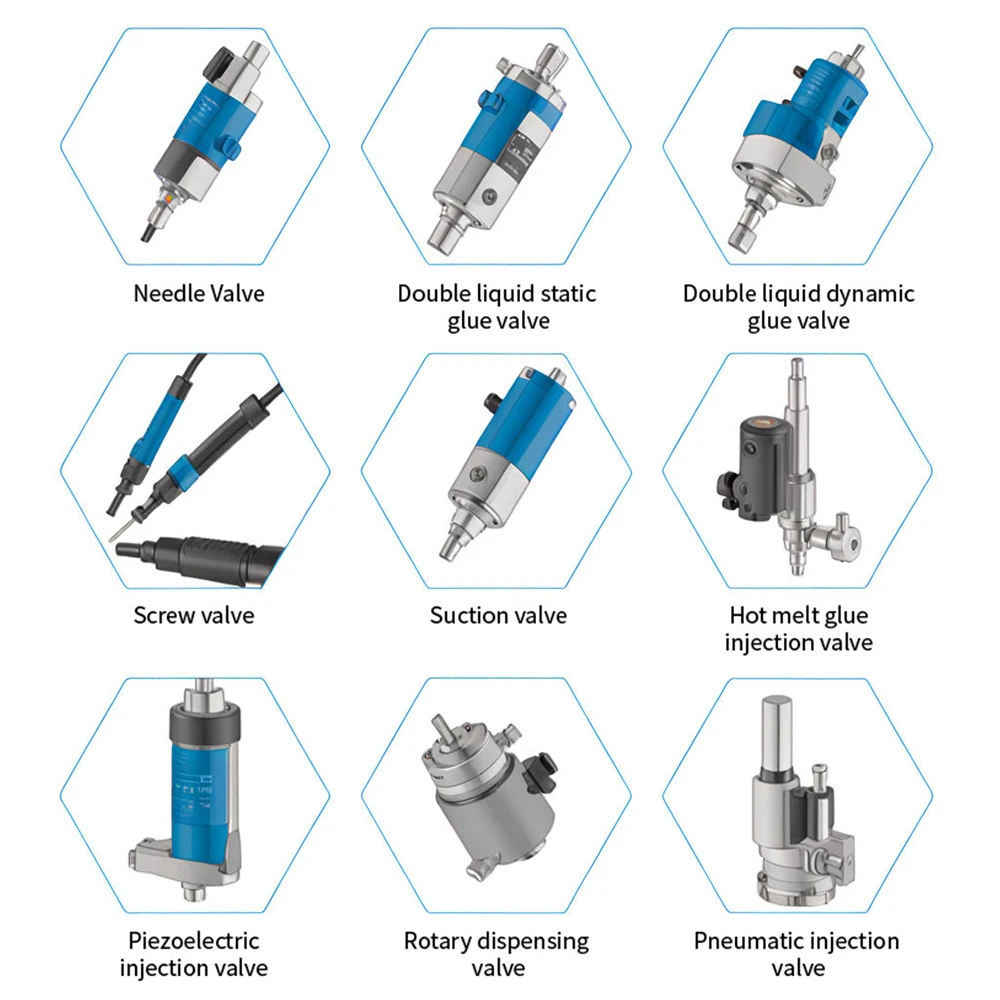 Visual Three-four-five Axis Silicone Paint Epoxy Resin Pu Uv Pvc Ab Hot Melt Doming Led Automatic Glue Dispensing Machine