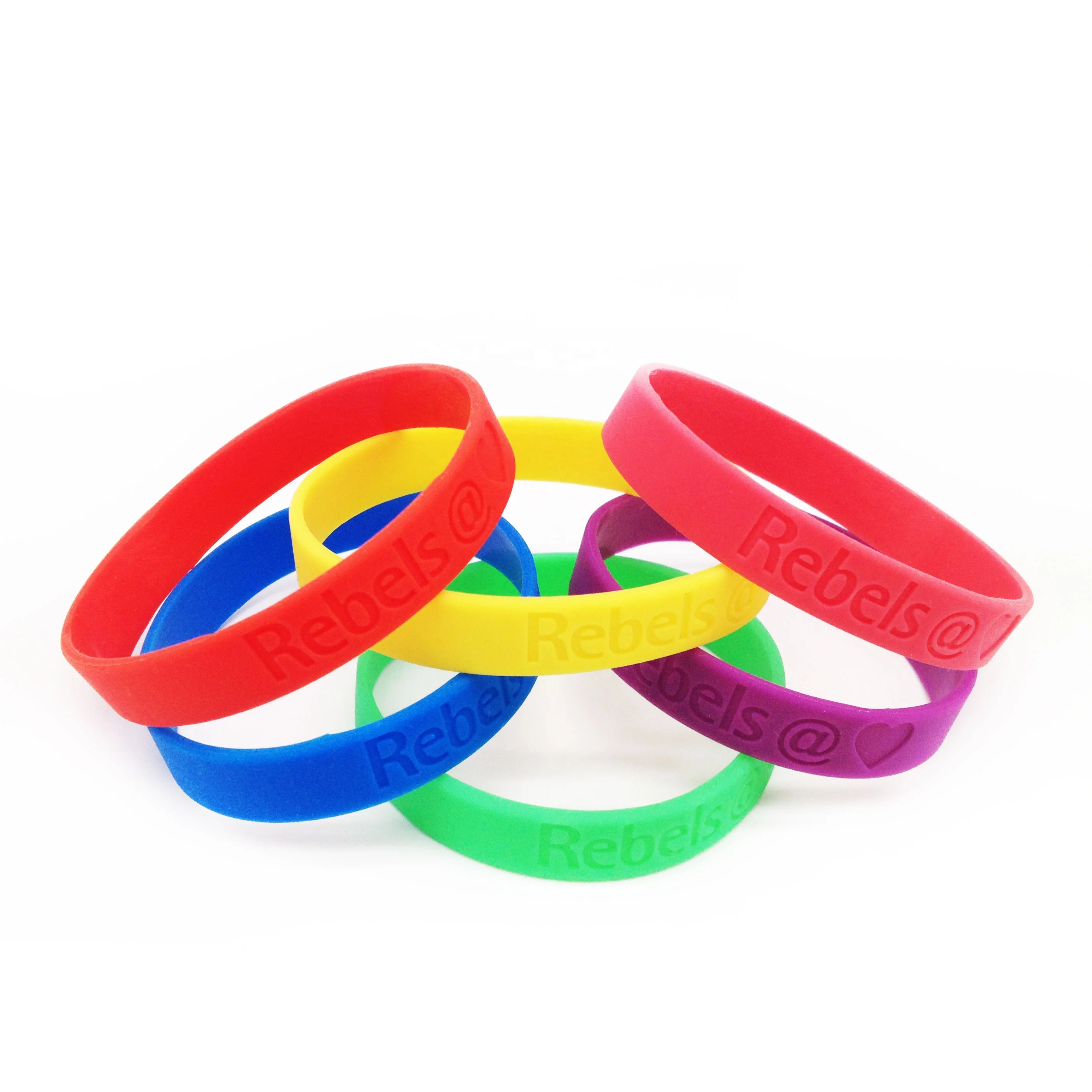 Factory Wholesale Low Price Silicone Bracelets No Minimum Odm Custom