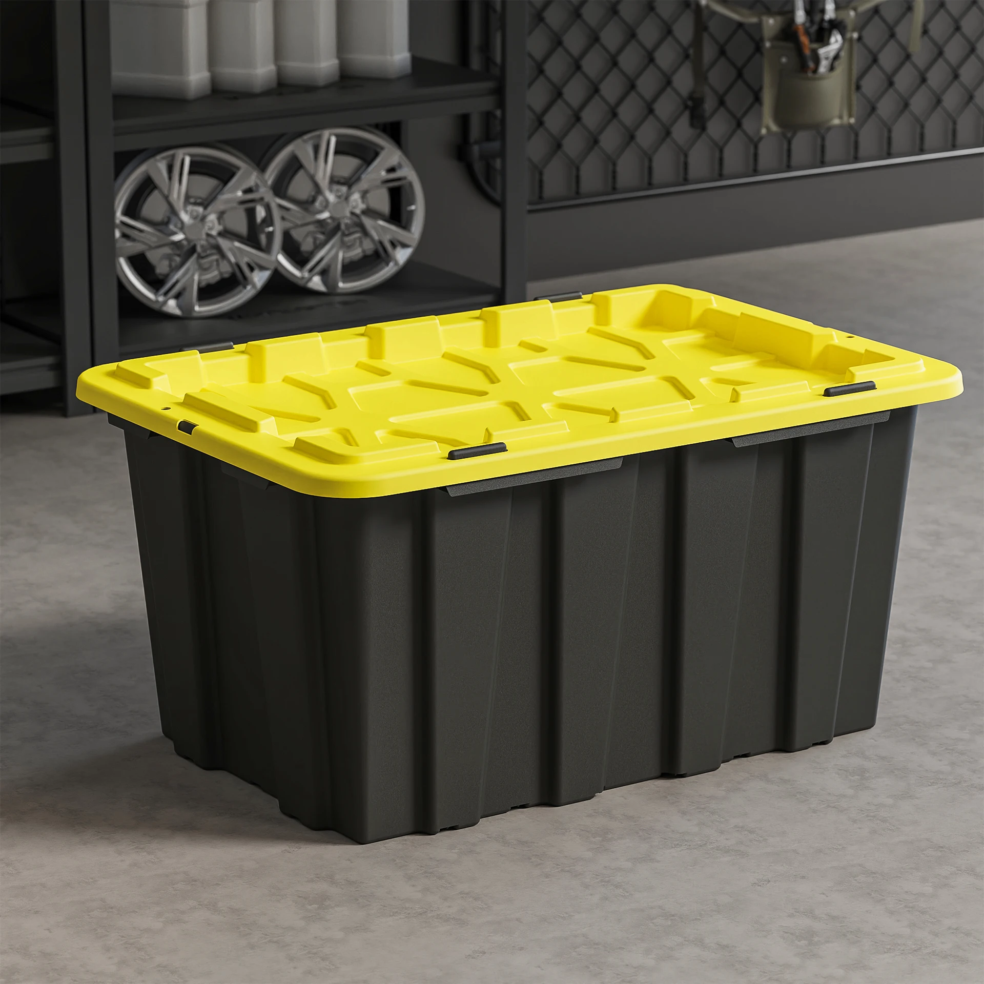 Heavy Duty 27 Gallon Tote - Durable & Versatile Storage