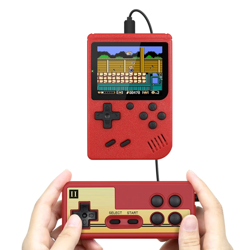 New Design 3.0 inch Handheld 400 in 1 Game console 8 Bit Retro Mini Pocket Gameboy USB for child gifts