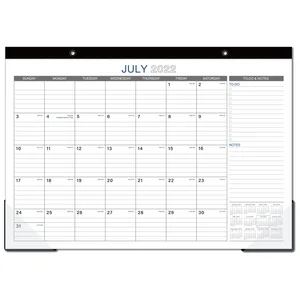 2026 Custom Personalized Large Desk Pad Wall Calendar Yearly Planner New Design Printed Daily Agenda  PP Saddle Business Gift