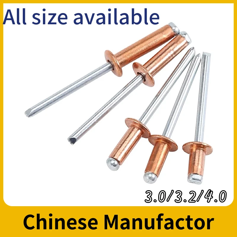 uxcell 120Pcs 1/8 x 1/2 304 Stainless Steel Dome-Head Blind Rivets, Open-End Type Blind Rivets for DIY, Sheet Metal, Automotive Repairs, Furniture, Boat, and Duct Work (Silver uxcell 120Pcs 1/8 x 1/2 304 Stainless Steel Dome-Head Blind Rivets, Open-End Type Blind Rivets for DIY, Sheet Metal, Automotive Repairs, Furniture, Boat, and Duct Work (Silver