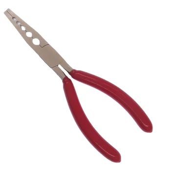 Adjustable Steel Bird Ring Pliers with Plastic Handle DIY Grade OEM Customizable Circlip Crimping Clamp for Bird Ringing
