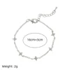 Five small flower bracelet-silver