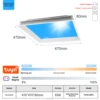 Sunny 450x450 Recessed Panel Light-Tuya Smart
