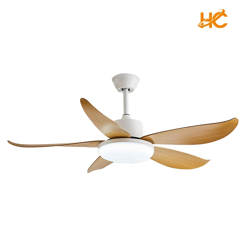 product high quality 50 inch modern indoor ceiling fan with led light abs blades  remote control dc motor for living room-1