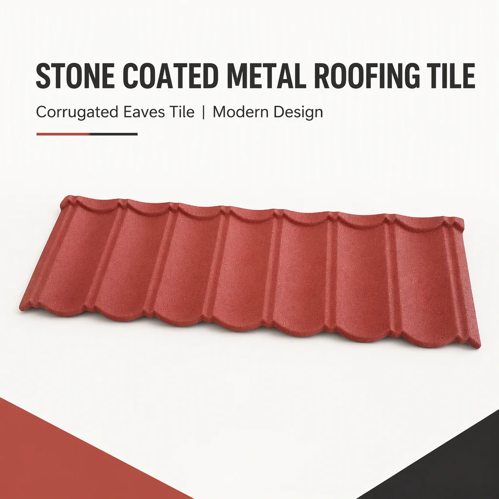Best Price Corrugated Modern Stone Coated Metal Roofing Tile Windproof Waterproof 3-Year Warranty China Qingdao QINYUAN