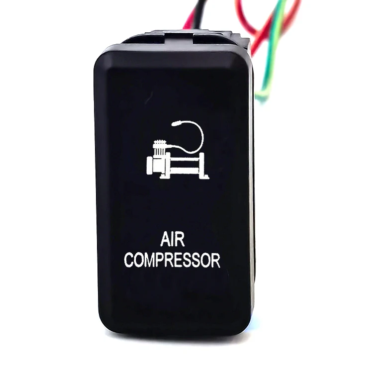 Car Orange LED Front Fog Rear Fog Light Push Button Switch For Toyota Tacoma Land Cruiser Reiz