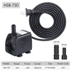 HSB-750 (1000L/H,15W, sollevamento di 1.6), nero